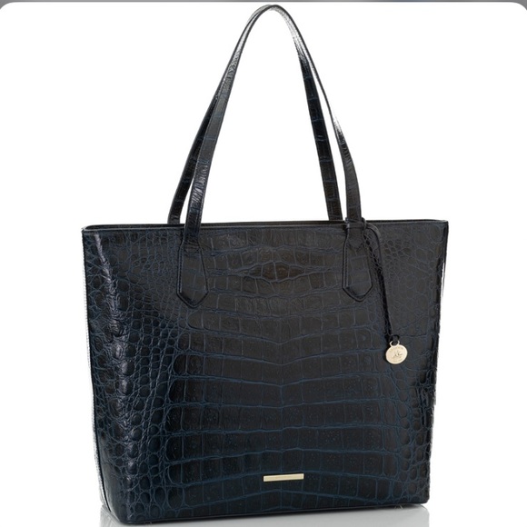 Brahmin Handbags - Brahmin Misha Veil Embossed Leather Tote